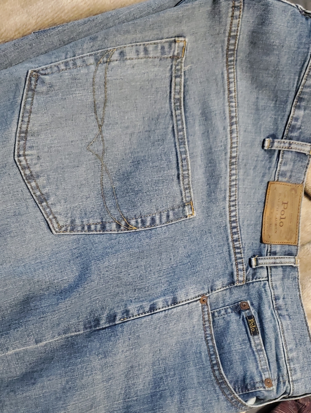 Polo by Ralph Lauren Light Wash Straight Leg Jeans